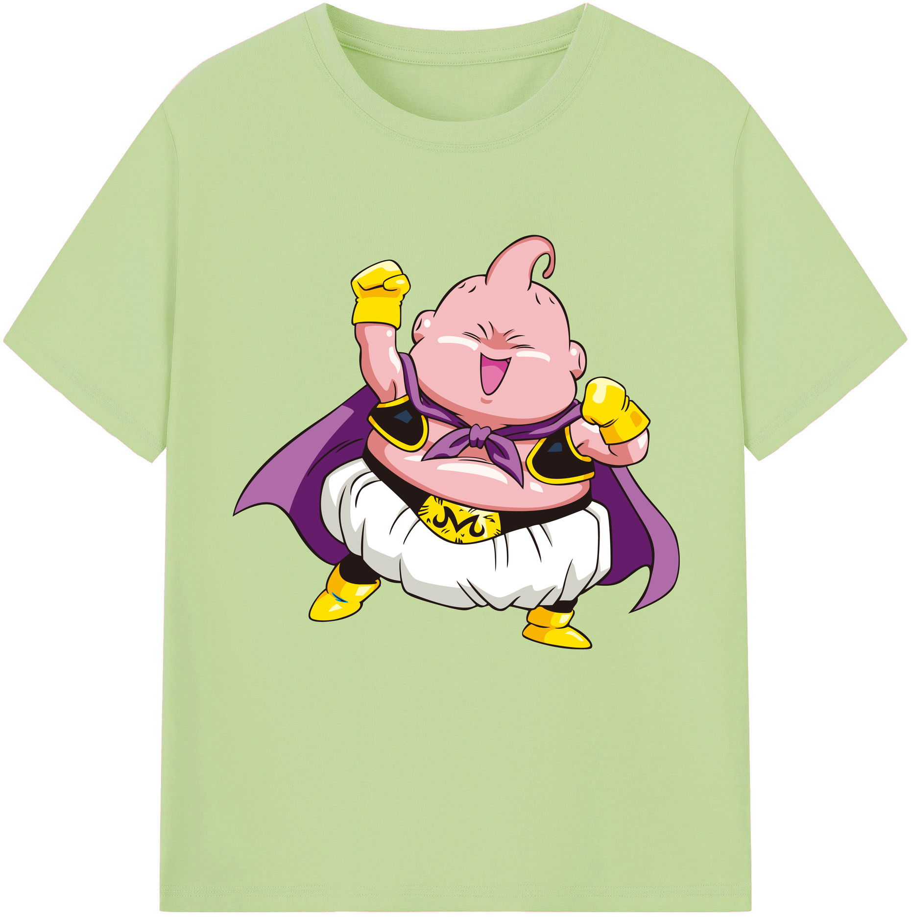 （画像用） ドラゴンボール 魔人ブウ DRAGON BALL Majin Buu 綿100％半袖Tシャツ（フロントプリント）